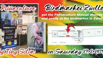 Get the Psittaculture Manual at the Zwolle (Netherlands) Birdmarket